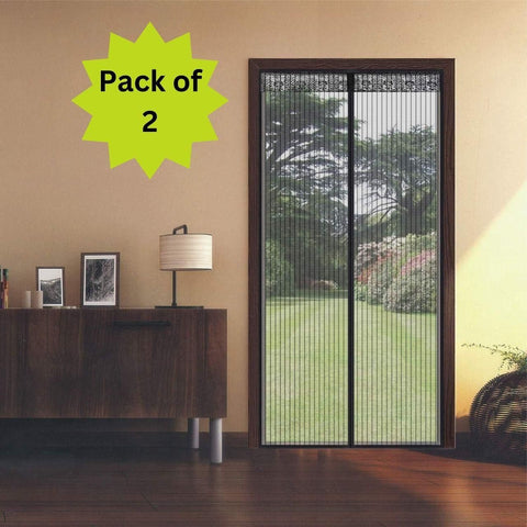 Mosquito Door Curtain-Mesh (Pack of 2)