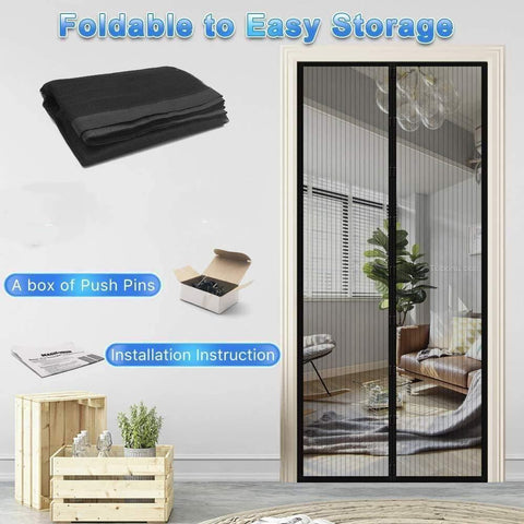 Mosquito Door Curtain-Mesh (Pack of 2)
