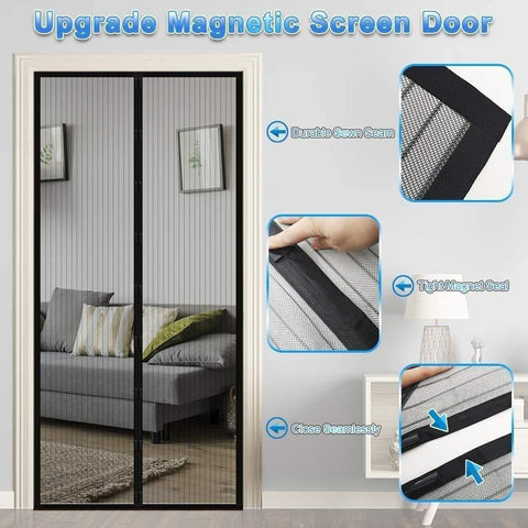 Mosquito Door Curtain-Mesh (Pack of 2)