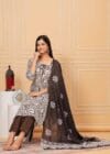 Revolze Women's Cotton Hand Block Printed Straight Kurti with Pant and Printed Dupatta - Image 5